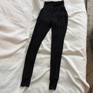 Women's Parade Black Stretchy Slouch Jogger Pants Pull on